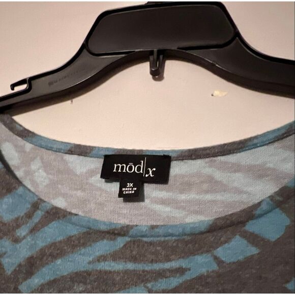 Modx Zebra Print Dress 3X - Picture 2 of 8